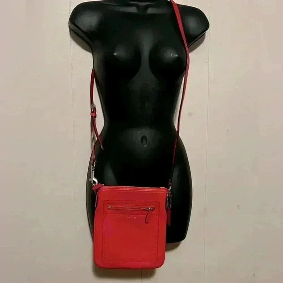 Coach Coral Mini Rowan File Crossbody Purse / Bag with Cert. of Authenticity - Picture 1 of 11